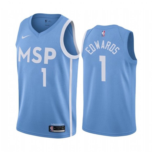 timberwolves baby blue jersey